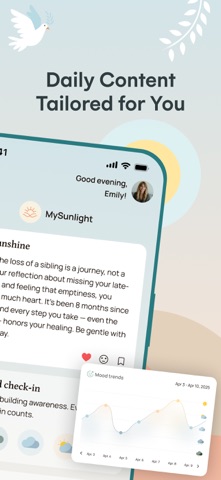MySunlight - Grief Support Screenshot 2 of 7