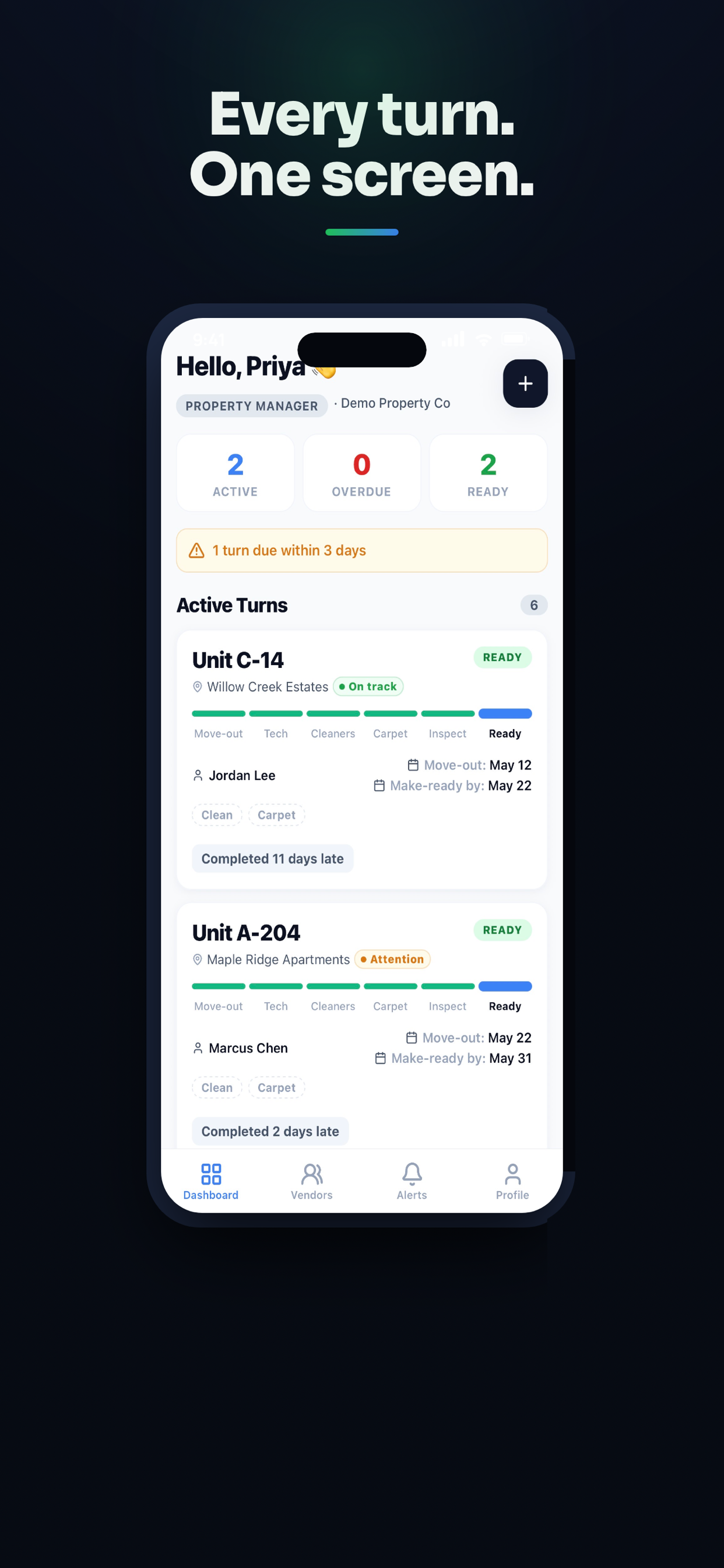 TurnTrack — Make Ready screenshot 5