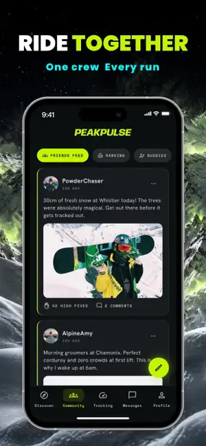 Berk: Ski Tracker & Community screenshot 3