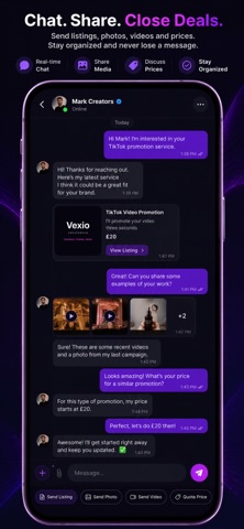 Vexio CreatorHub screenshot