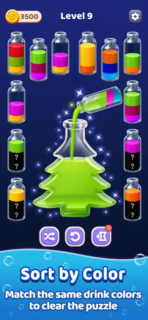Color Pour Sort: 3D Puzzle screenshot 2