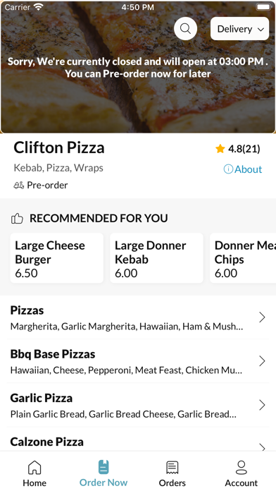 Park Pizza Screenshot