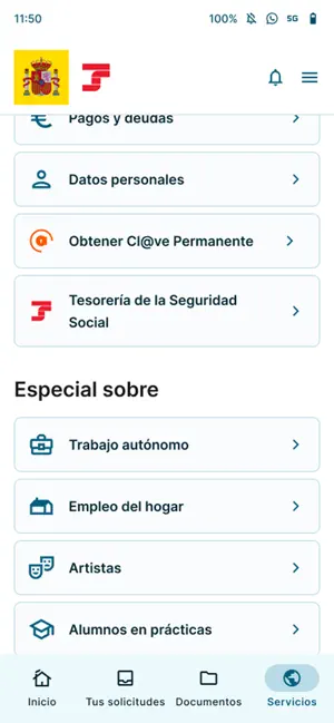 Importass Seguridad Social iPhone screenshot 6