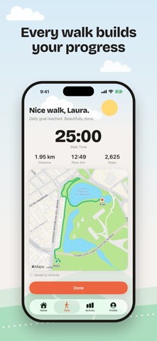 Walkami: Easy Walking Tracker Screenshot 2 of 6