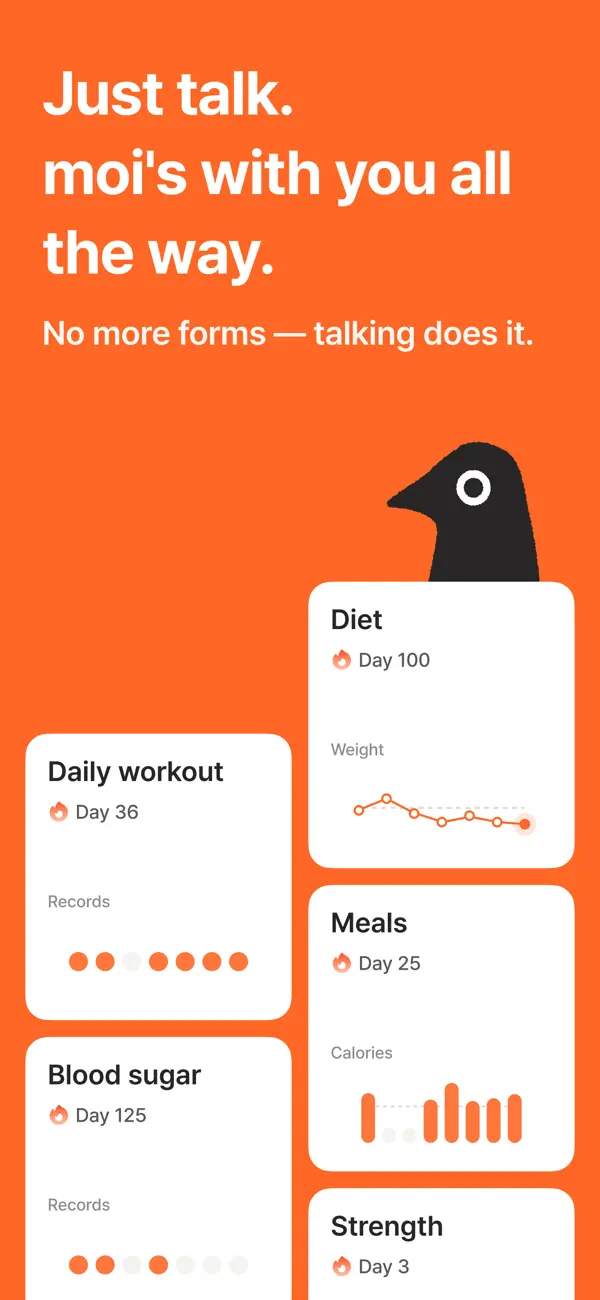Screenshot #1 pour Moi : Compteur de calories IA