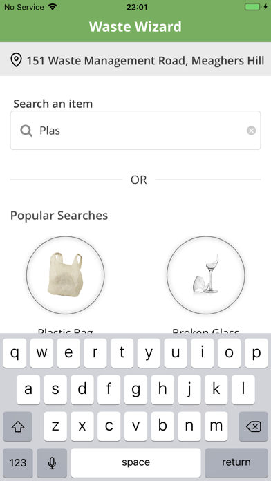 Eastern NS Waste Info Screenshot