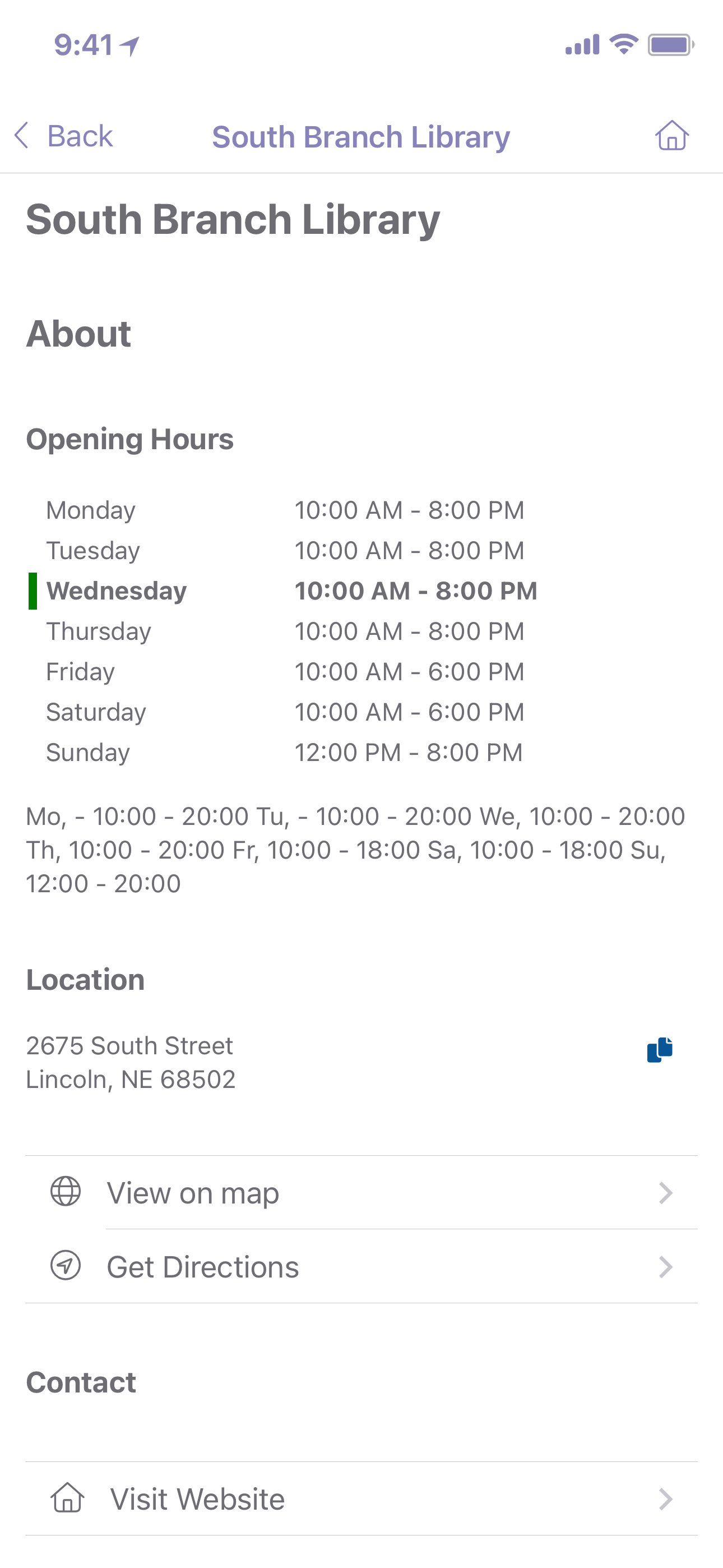 Lincoln City Libraries App screenshot 6