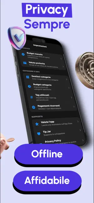Spendix: Gestione Spese iPhone screenshot 3