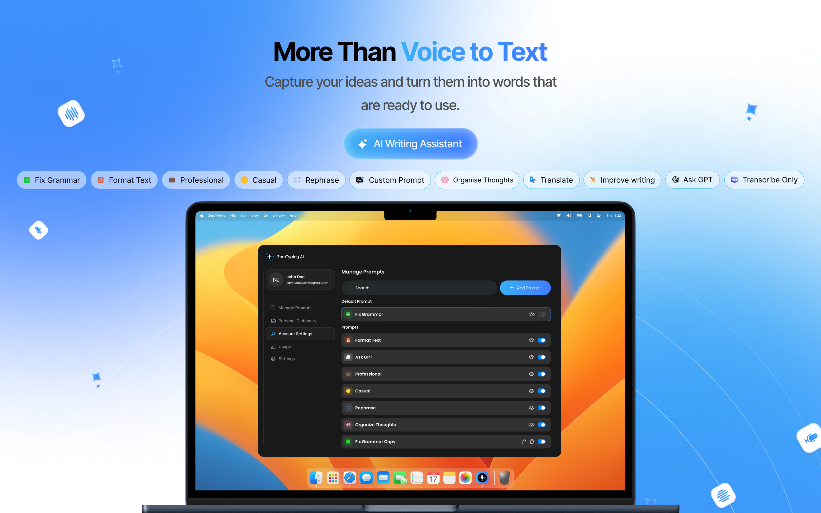 Zero Typing AI: Voice to Text screenshot 13
