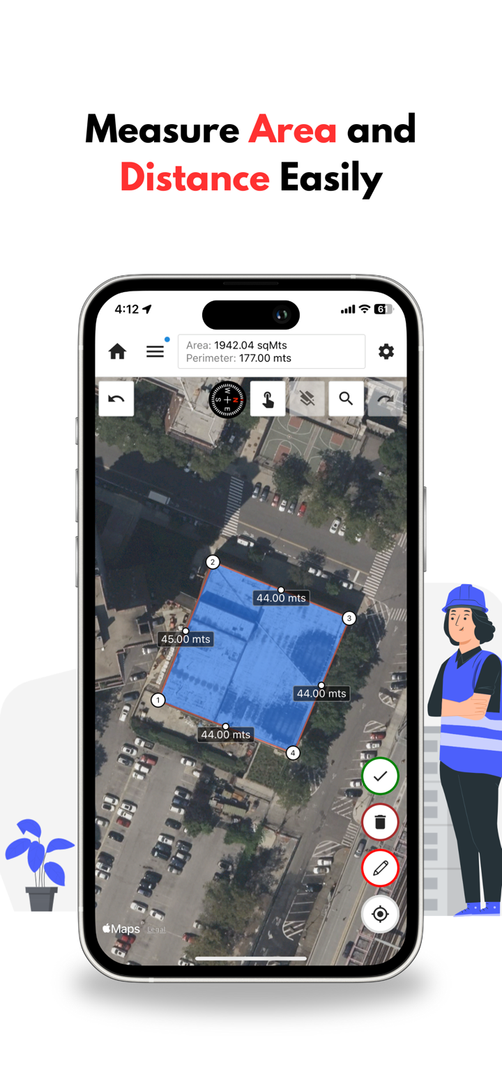 GPS Land Measurement & Survey screenshot 3