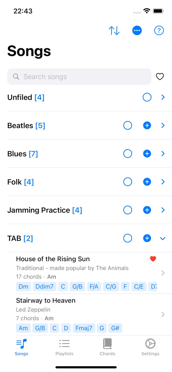 #2. GTK - Songbook (iOS) By: Jon Machtynger