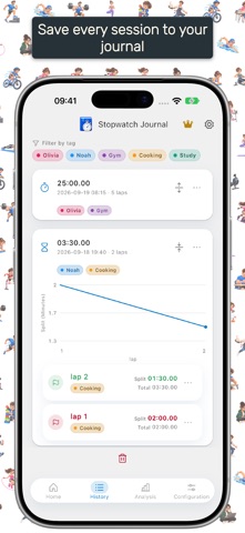 Stopwatch Journal screenshot 3
