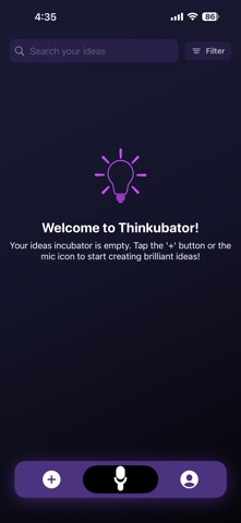 Thinkubator screenshot