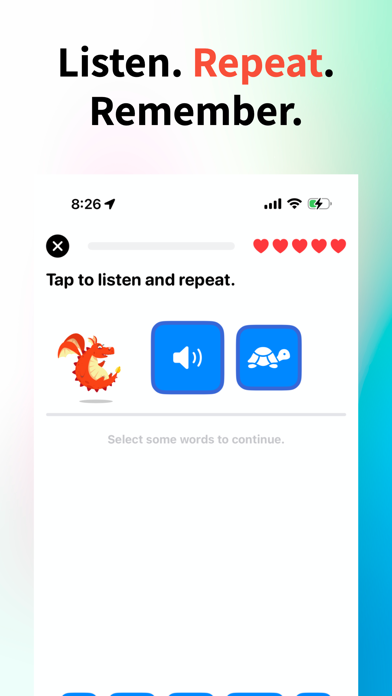 Flashcards - Learn Korean iPhone screenshot 5 - Education app