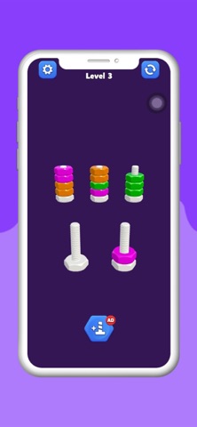 Nut & Boltz: Color Sort 3D Screenshot 6 of 10