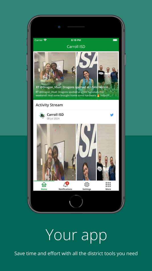 #1. Carroll ISD (iOS) 由: Carroll Independent School District