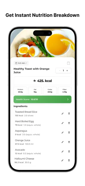 CalFix – AI Calorie Tracker iPhone screenshot 4