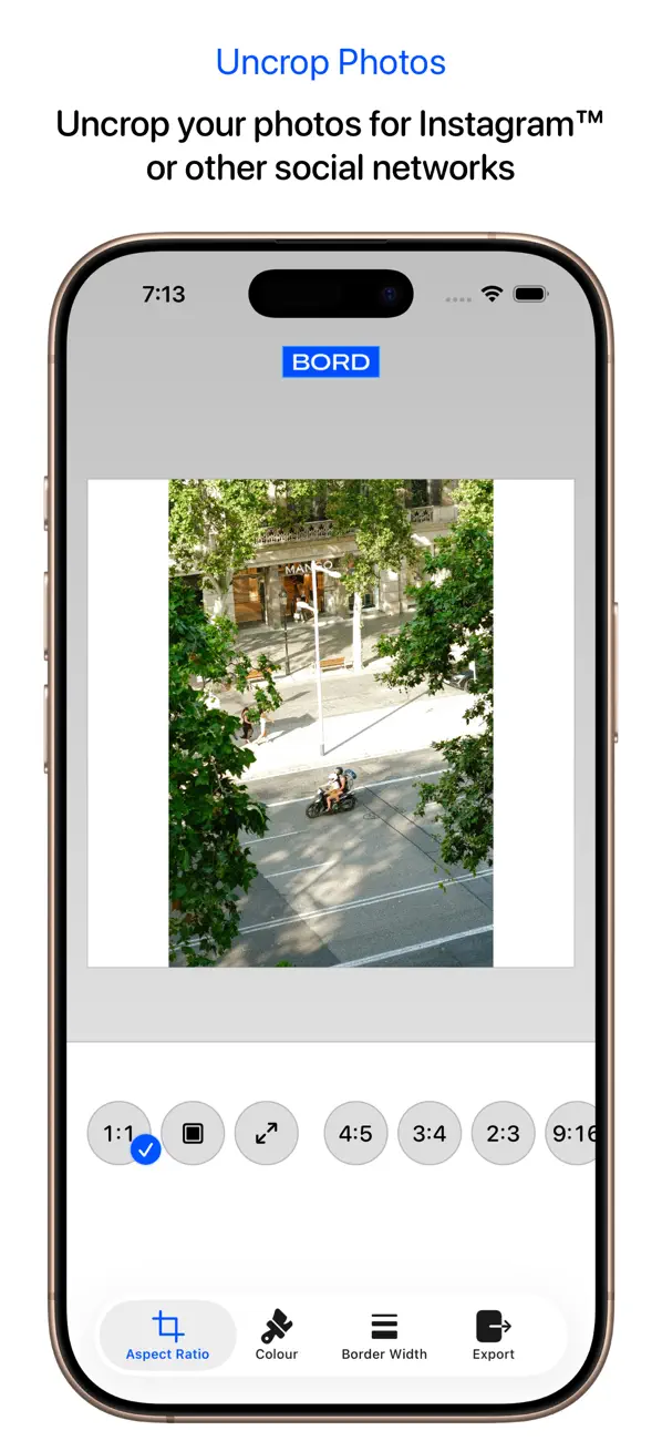 Screenshot #1 pour Rallongez vos photos — BORD