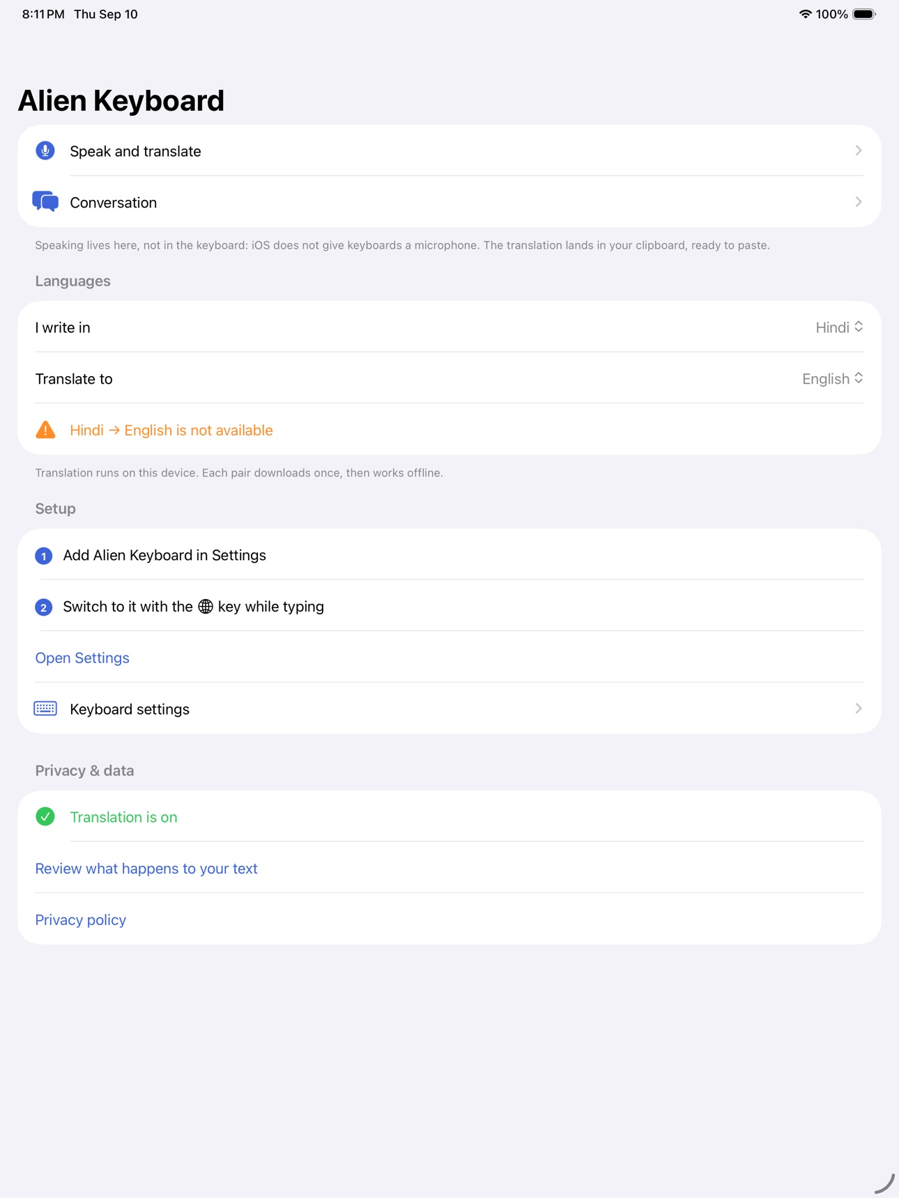 Screenshot 7 of Alienwave Keyboard