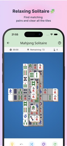 Mahjong Nines & Solitaire Screenshot 2 of 5