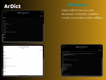 ArDict - Arabic English Dict iPad screenshot