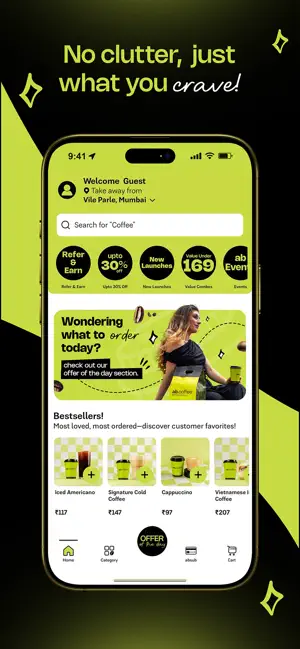 abcoffee: Grab & Go Coffee iPhone screenshot 2