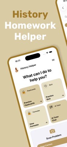 History Homework Helper iPhone screenshot