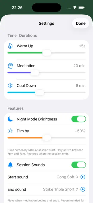 Transcend Timer screenshot 2