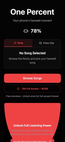 One Percent Song screenshot