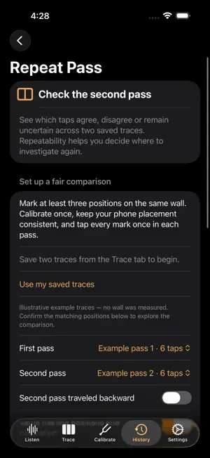 Wallrap: Wall Tap Survey screenshot 3