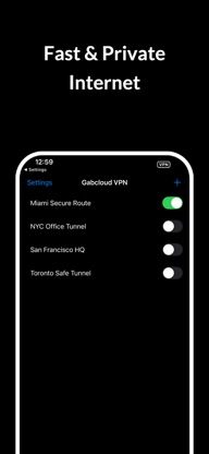 Gabcloud: WireGuard VPN screenshot 1