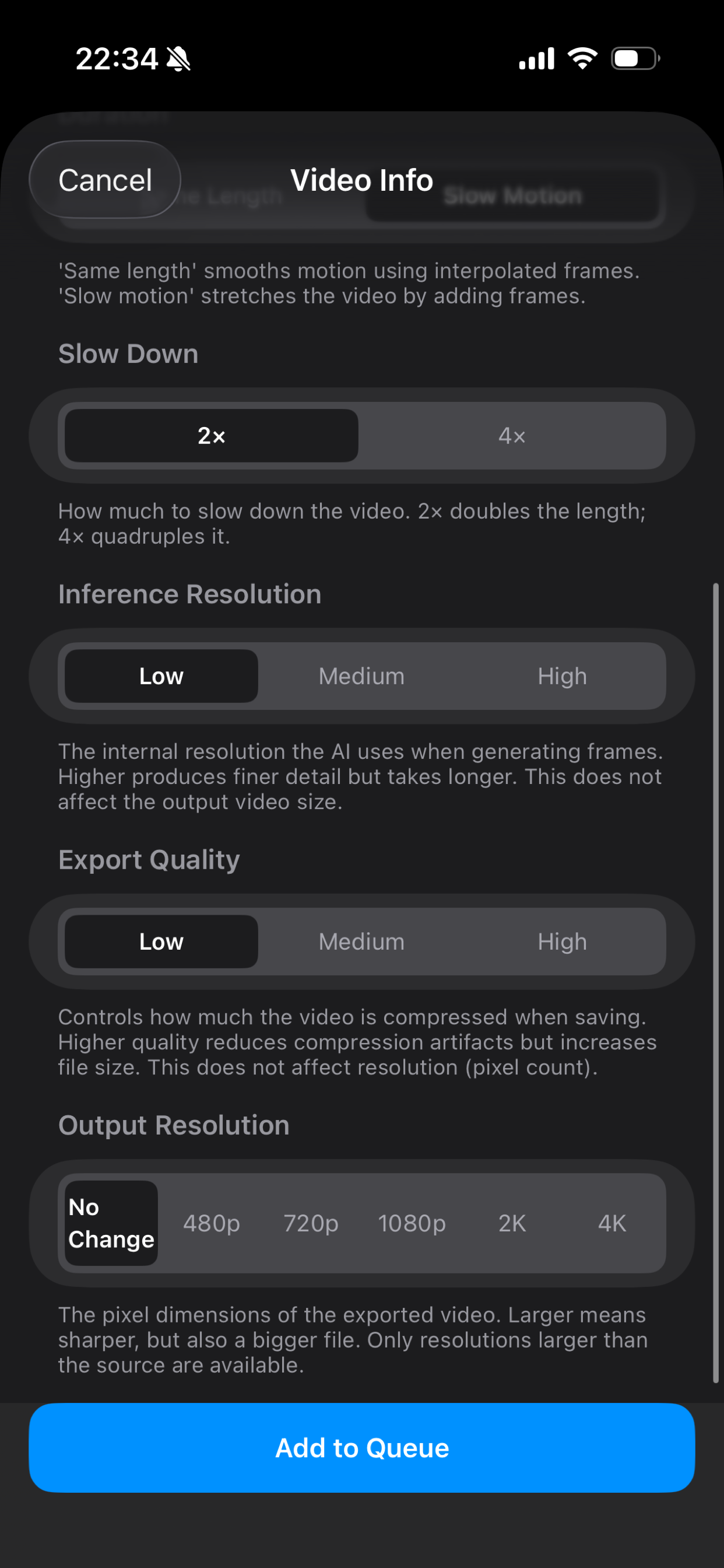 FrameFlo: Frame Interpolation