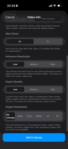 FrameFlo: AI Video Smoother screenshot
