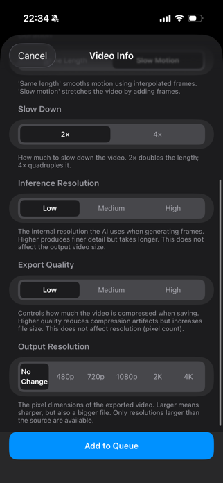 FrameFlo: Frame Interpolation Screenshot 4 of 4