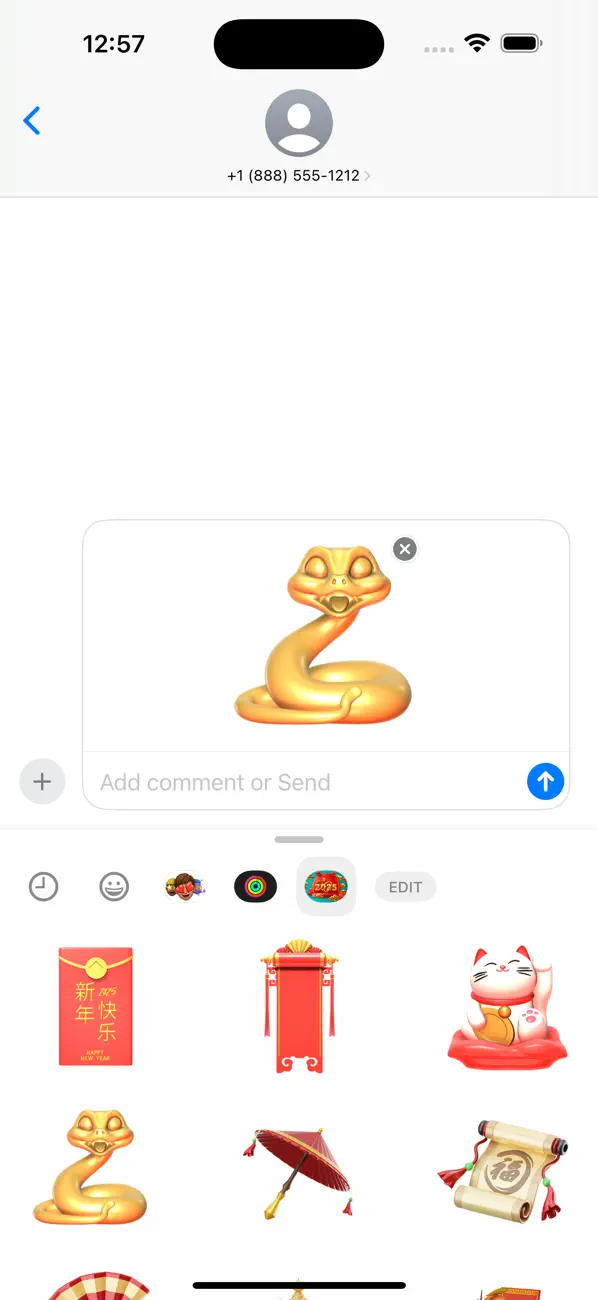 Screenshot #2 pour CNY 2025 Stickers - 蛇年