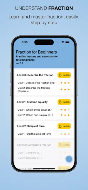 Fraction for Beginners screenshot 1