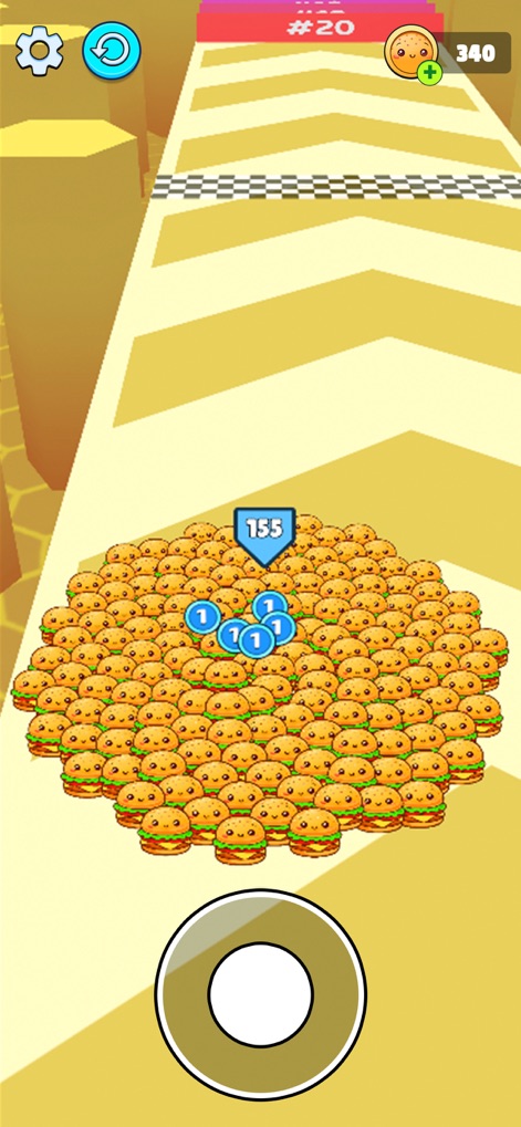 Hungry Food Chase: Crowd Run - Games App | MWM
