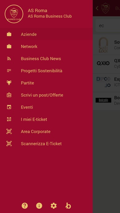 AS Roma Business Club Screenshot