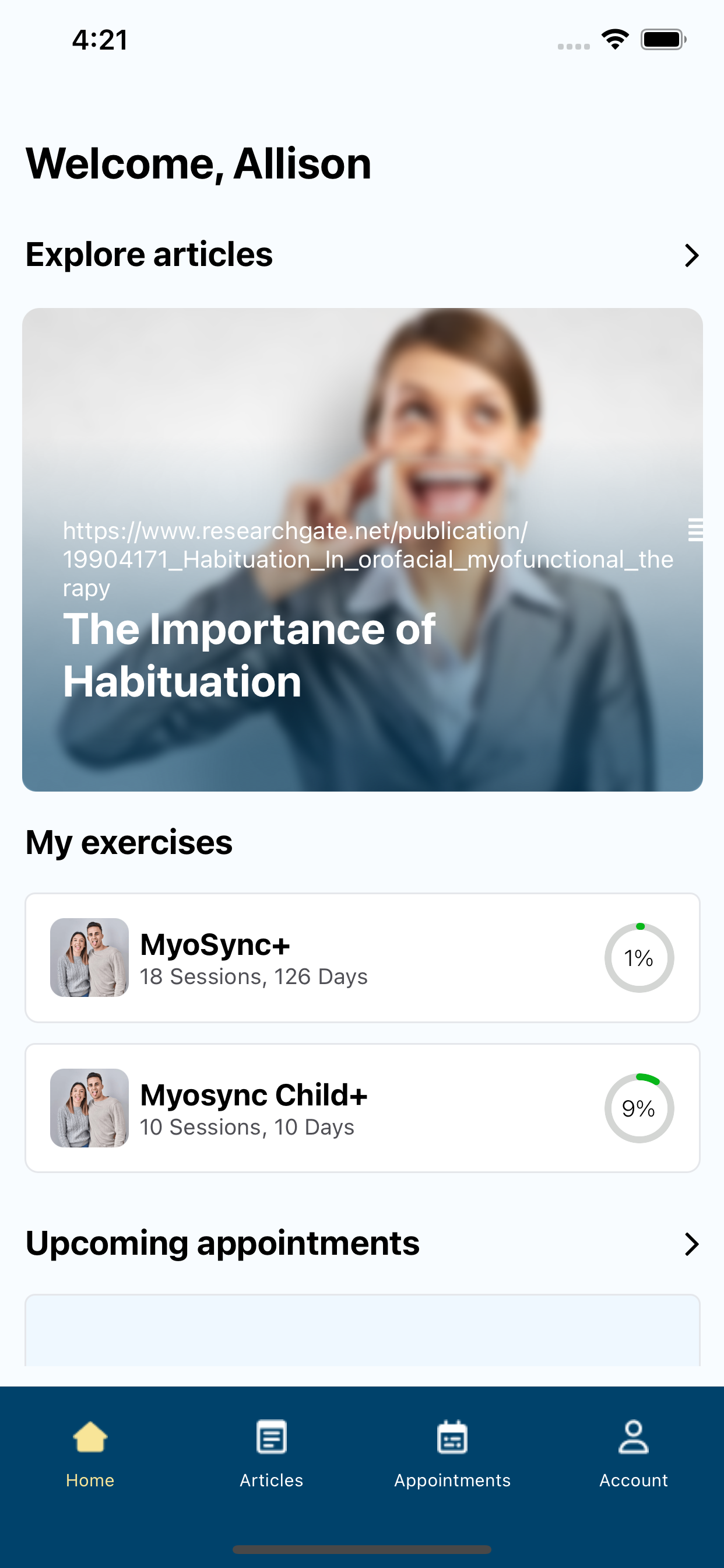 MyoSync Mobile screenshot 4