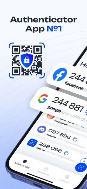 Mobile Authenticator: 2FA, OTP screenshot 1