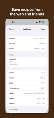 BrewSmart: Coffee Ratio Screenshot 3 of 8