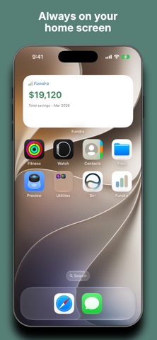 Fundra - Savings Tracker Screenshot 5 of 5