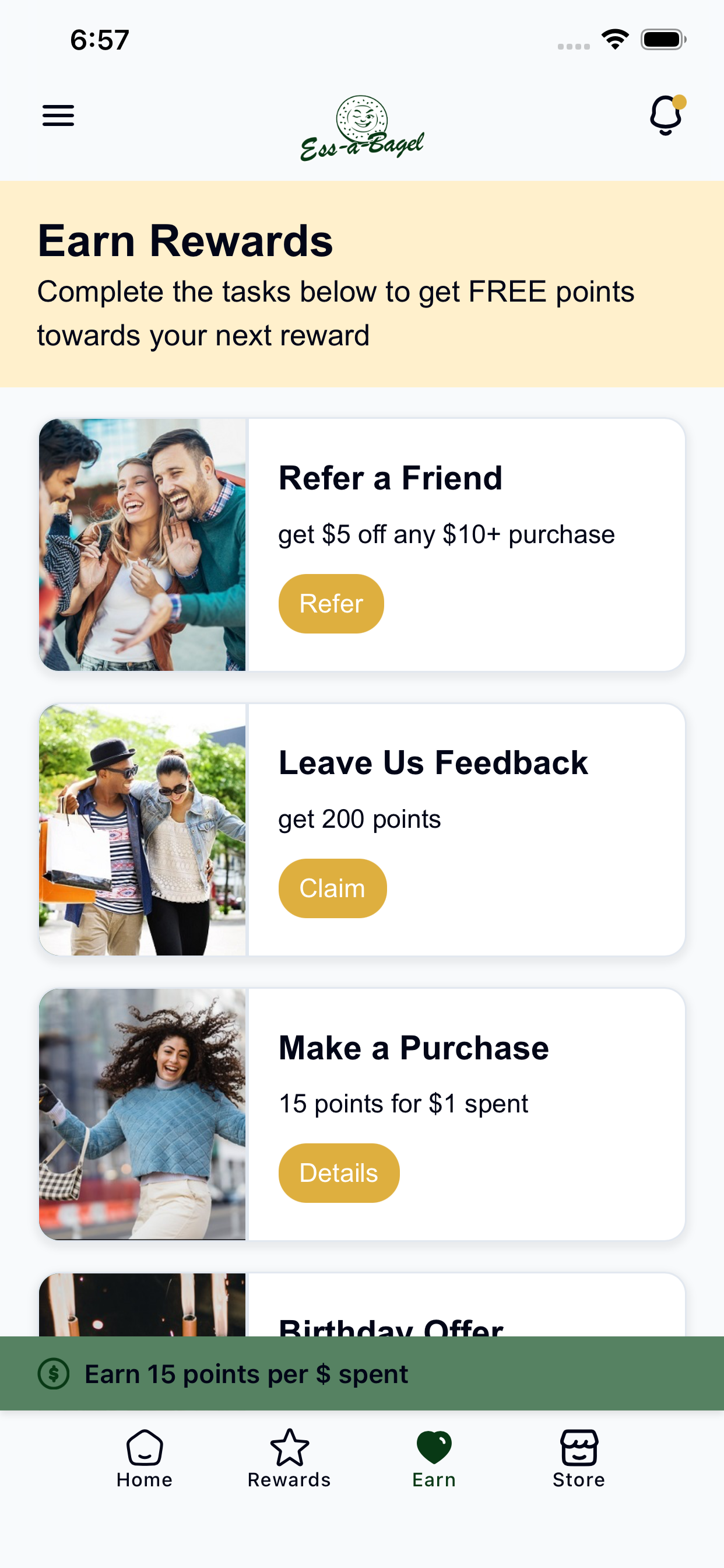 Ess a Bagel Rewards screenshot 3