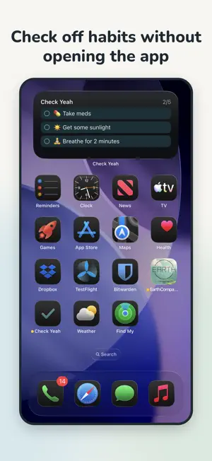 Check Yeah: Habit Tracker screenshot 1