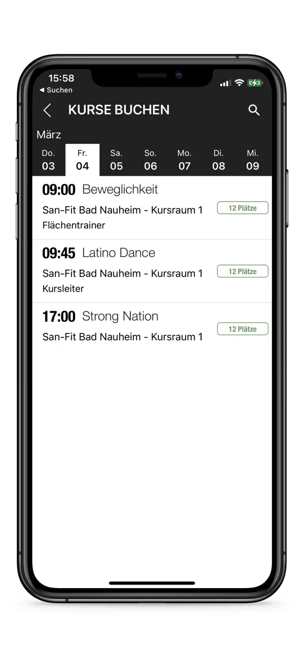Screenshot #3 pour San-Fit Fitness & Gesundheit