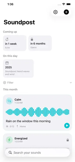 Soundpost: Sound Capsules screenshot 1
