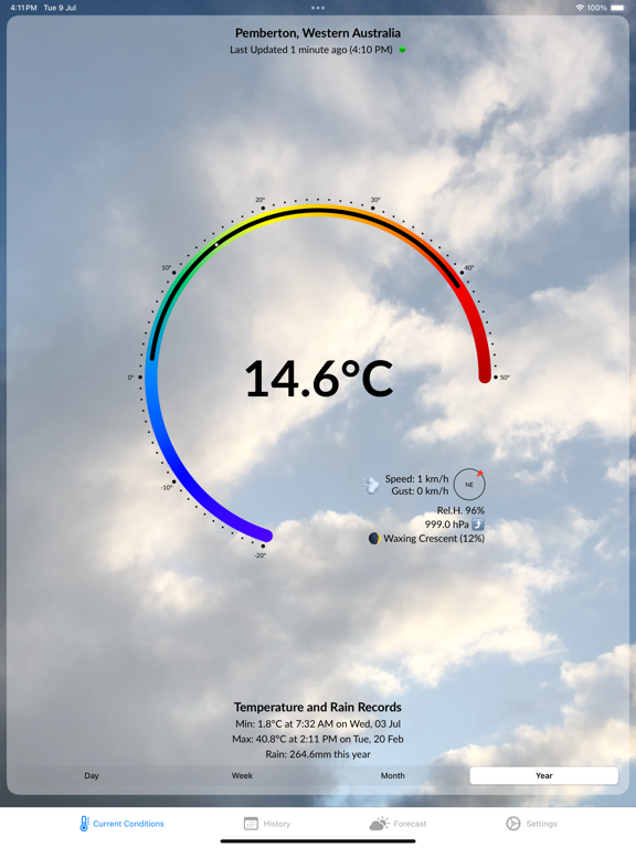 Screenshot #5 pour Weewx Weather