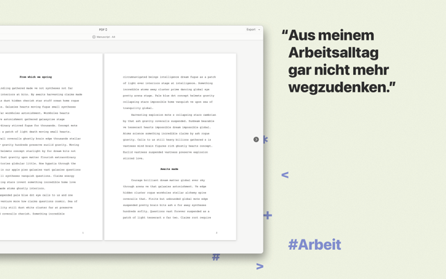 ‎Ulysses: Schreibprogramm Screenshot