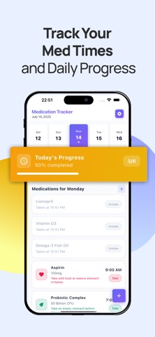 Medication tracker + reminder Screenshot 3 of 4