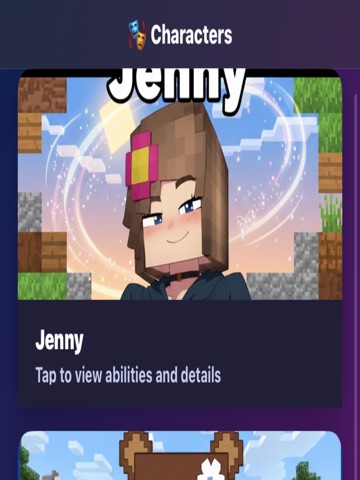 Jenny Addon MCPE iPad screenshot